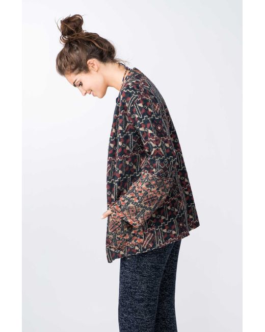 Faherty brand Aydin Knit Kimono Jacket in Multicolor Lyst