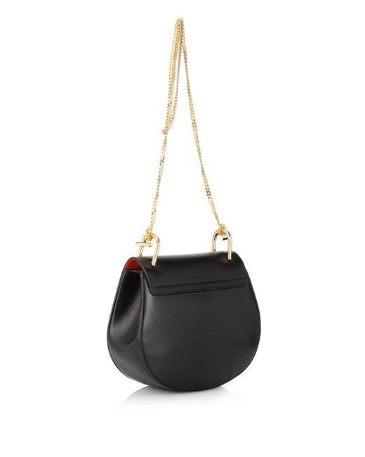 chloe knockoff - Chlo Drew Small Leather and Suede Cross-Body Bag in Black (BLACK ...