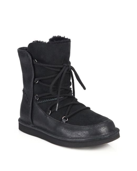 ugg shearling lined leather boots ugg shearling lined leather boots