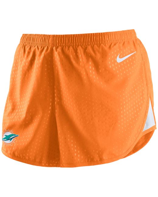 Nike Women's Miami Dolphins Mod Tempo Shorts in Orange - Save 45% | Lyst