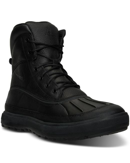 black nike mens boots