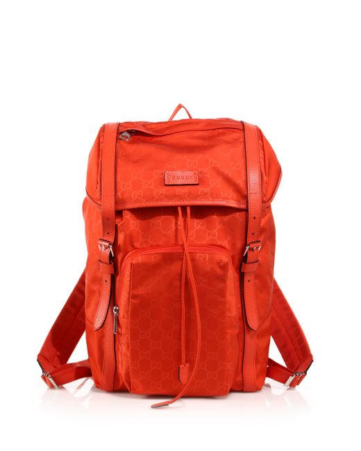 gucci backpack nylon black
