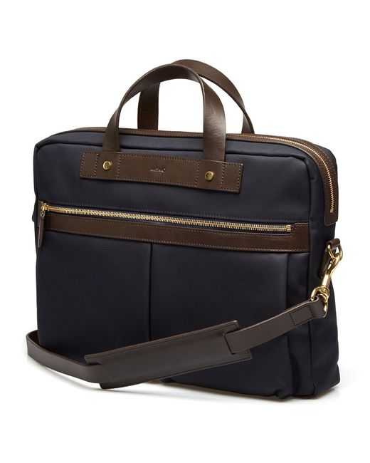 Mismo Navy Ms Office Briefcase in Blue for Men | Lyst