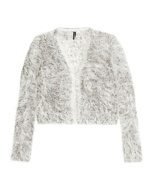 H&m Knitted Cardigan in Beige (Natural white marl) - Save 58% | Lyst