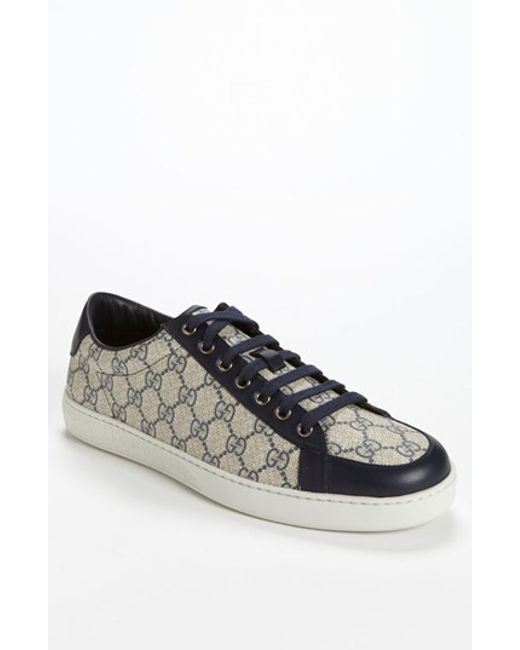 mens blue gucci trainers