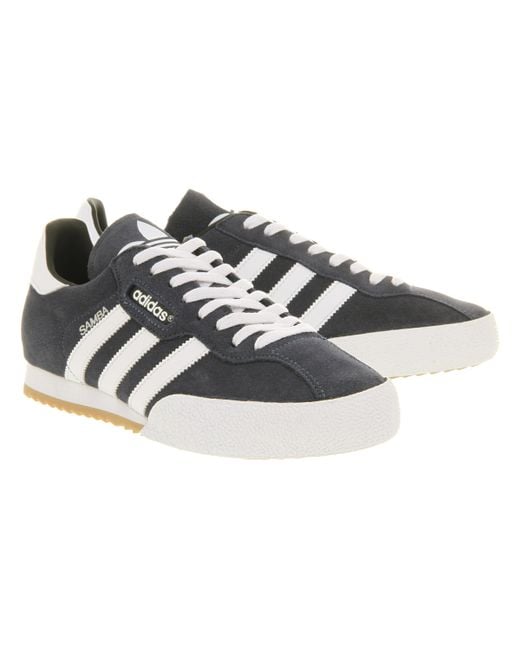 Adidas Samba Super Suede Trainers in Blue for Men (navy) | Lyst