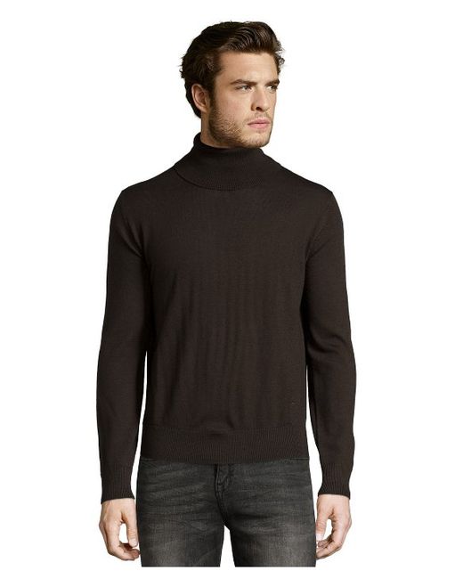 Valentino Turtleneck Sweater in Brown for Men - Save 80% | Lyst