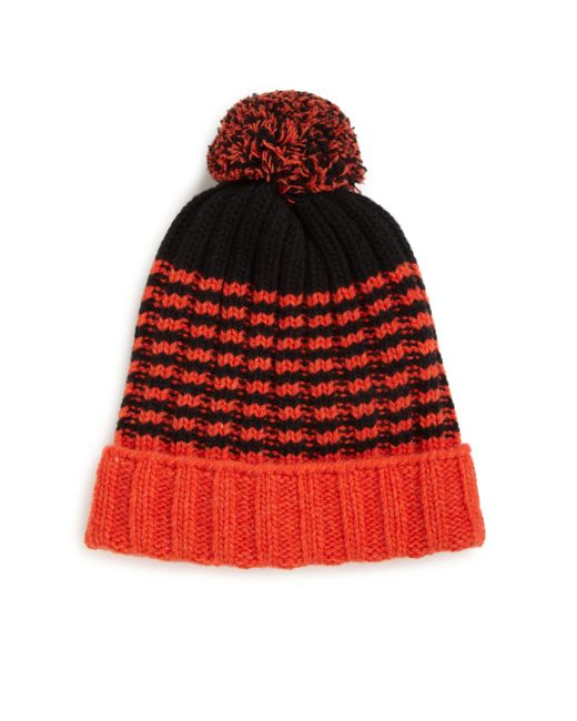 hat pom gucci pom Knit Lyst Pom for pom Men Wool in Gucci Hat Orange