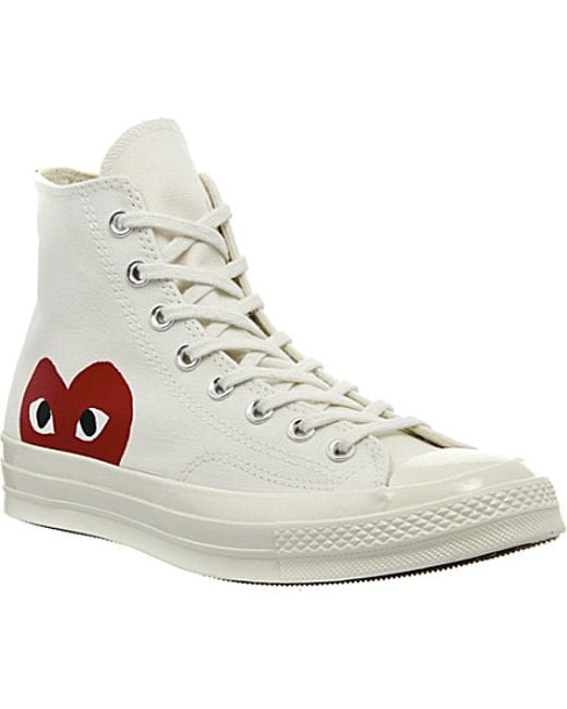 Play comme des garçons Play Chuck Taylor Canvas High-Top ...