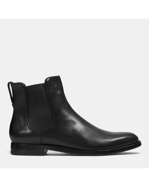 Coach Arnold Leather Chelsea Boots in Black for Men | Lyst