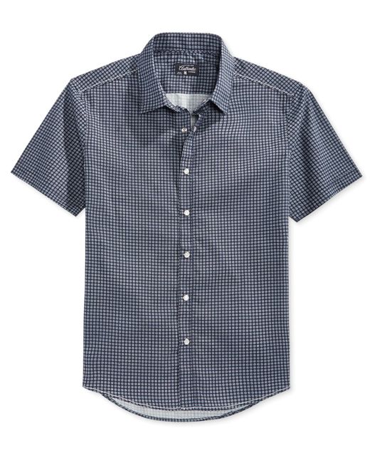 Download Level 10 Men's Printed Short Sleeve Woven Button-front ...