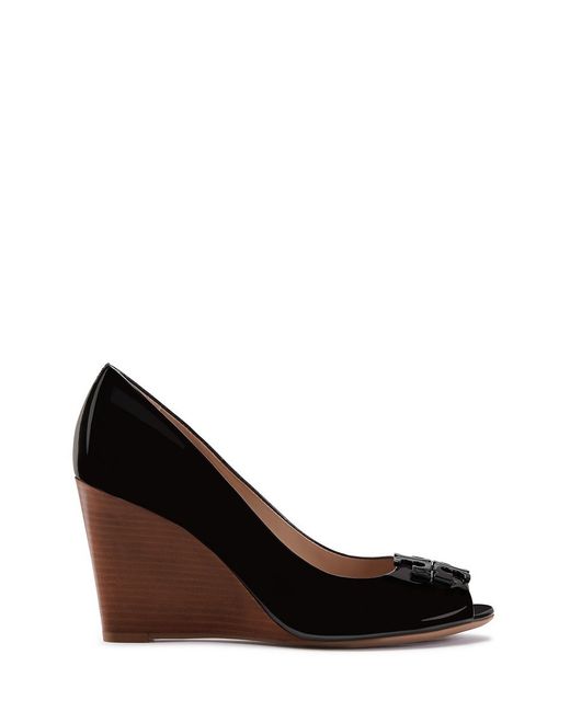 tory burch patent wedge