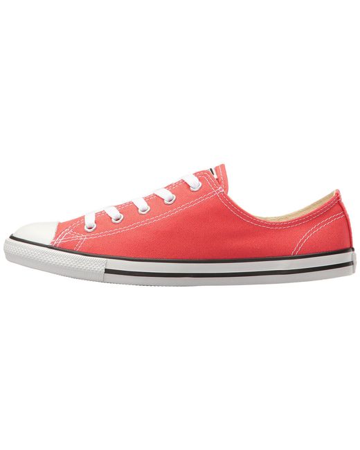 chuck taylor dainty red