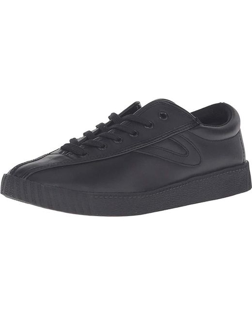 tretorn black leather