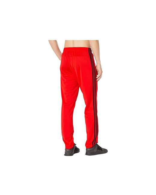 adidas Essentials 3-stripes Tricot Track Pants (active Red/black
