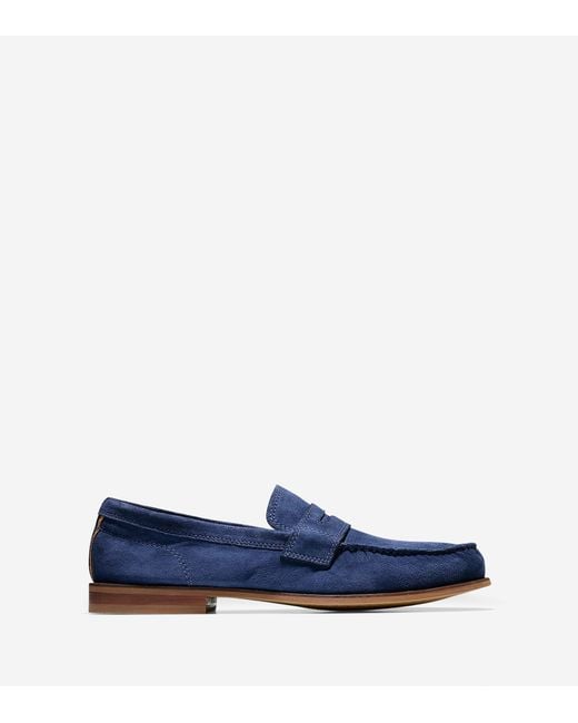 cole haan blue loafers