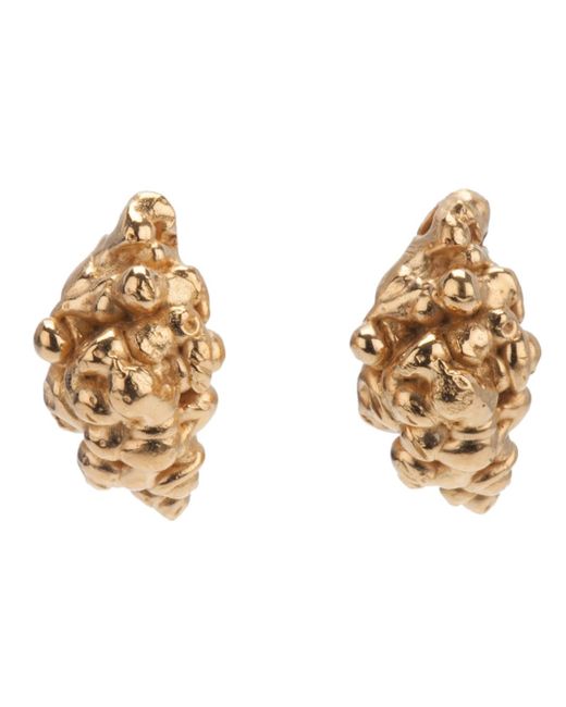 Gold droplet earrings