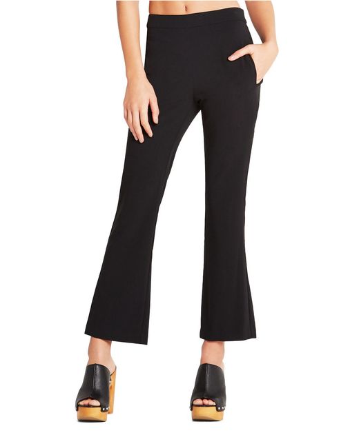 Bcbgeneration Cropped Flare-leg Pants in Black - Save 44% | Lyst