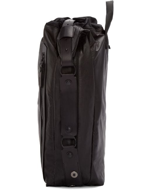 Lanvin Black Leather Single Strap Backpack in Black for Men - Save ...  