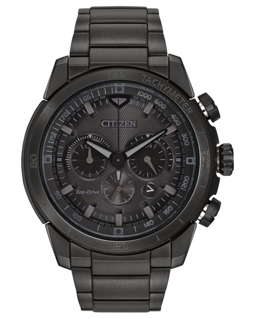 citizen black chronograph