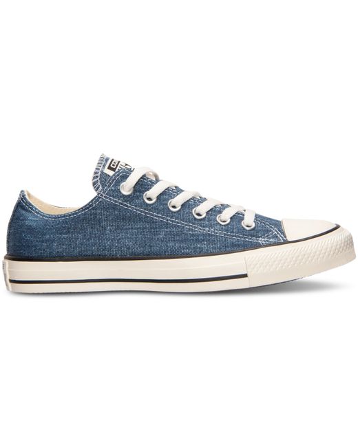 Converse Men's Chuck Taylor Ox Denim Casual Sneakers From Finish Line ...