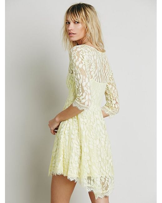 free people lace up dress