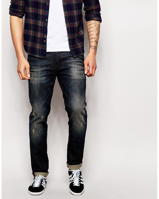 coated brown jeans