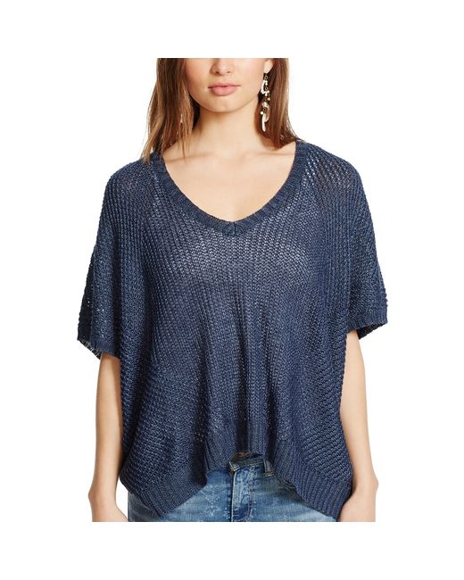 Polo ralph lauren Open-knit Linen Sweater in Blue (navy) - Save 30% Lyst