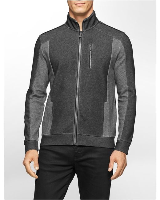 Download Calvin klein White Label Classic Fit Colorblock Mock Neck ...