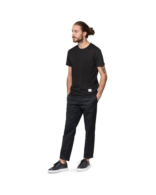 Black chino trousers