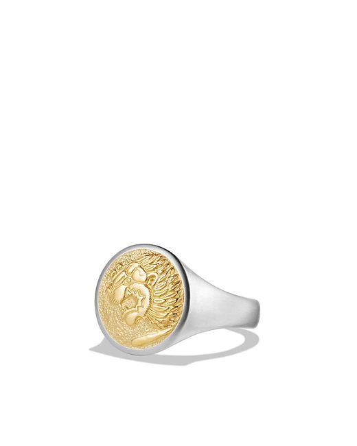 David yurman Petrvs Lion Pinky Ring With 18k Gold in Gold for