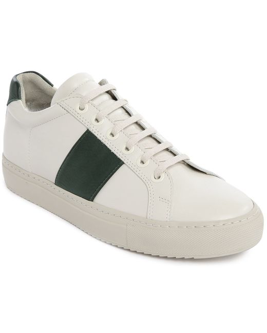 National standard Edition 4 White Vintage Stripe Leather Sneakers in ...