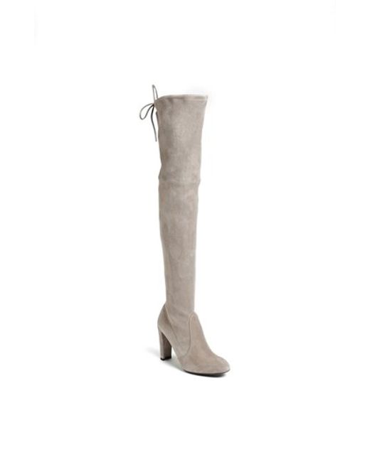 stuart weitzman brown suede boots