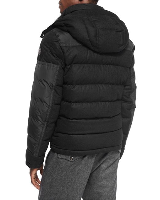 moncler ryan wool sleeve puffer jacket moncler ryan wool sleeve puffer jacket