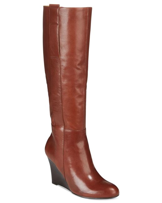 9 west wide calf boots