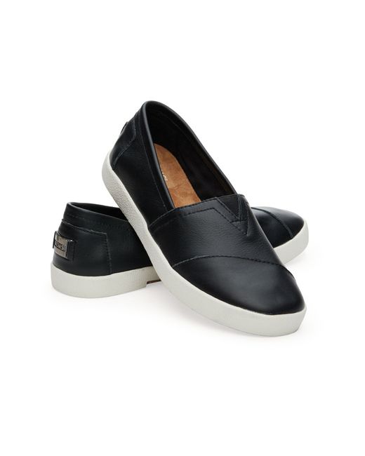toms black avalon women's