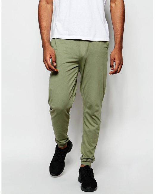 asos skinny joggers in lightweight in light khaki in green light khaki joggers
