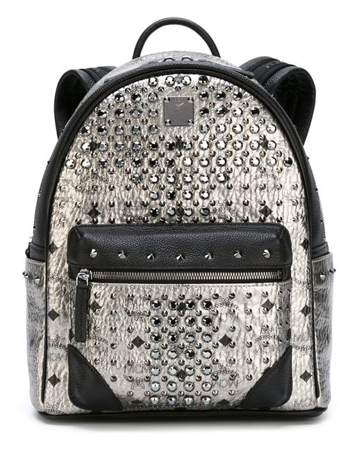 Mcm 'stark' Backpack in Gray (GREY) - Save 50% | Lyst