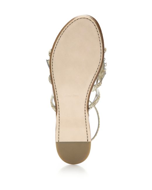 miu miu silver flats