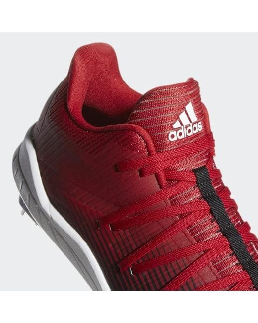 adidas Adizero Afterburner 6 Cleats in Red for Men - Lyst
