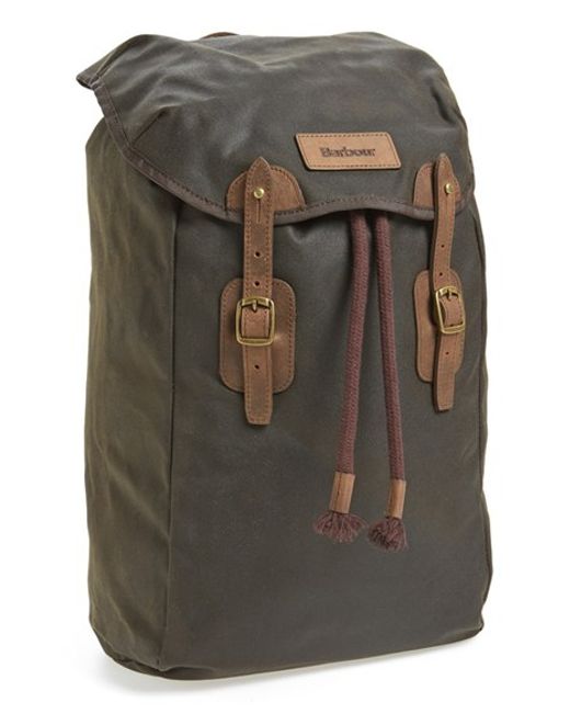 Waxed Canvas Backpack Mens IUCN Water