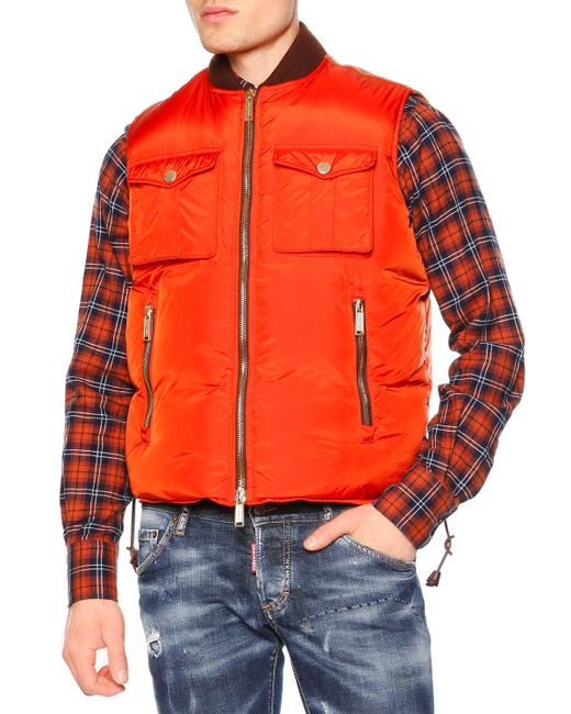 dsquared pullover orange