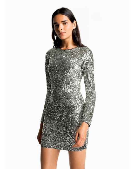 A.l.c. Aliya Dress in Metallic | Lyst