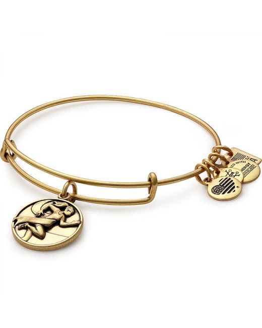 Lyst - ALEX AND ANI Team Usa Track And Field Charm Bangle in Metallic