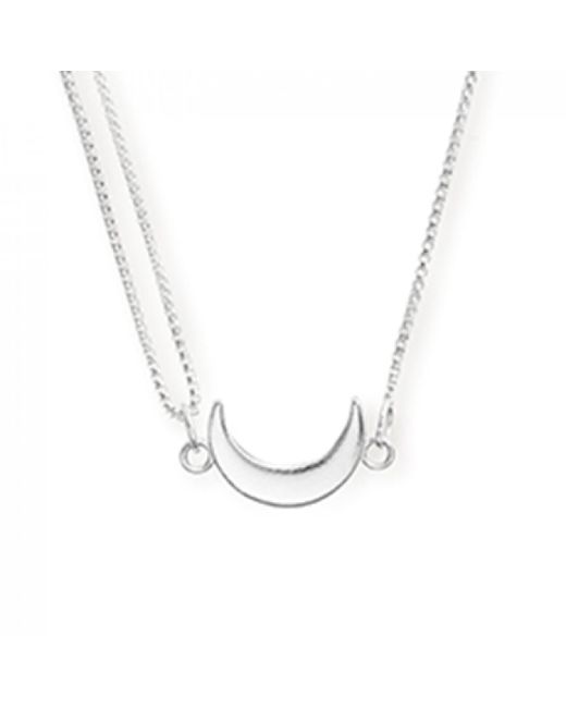 Lyst - Alex And Ani Moon Pull Chain Necklace in Metallic