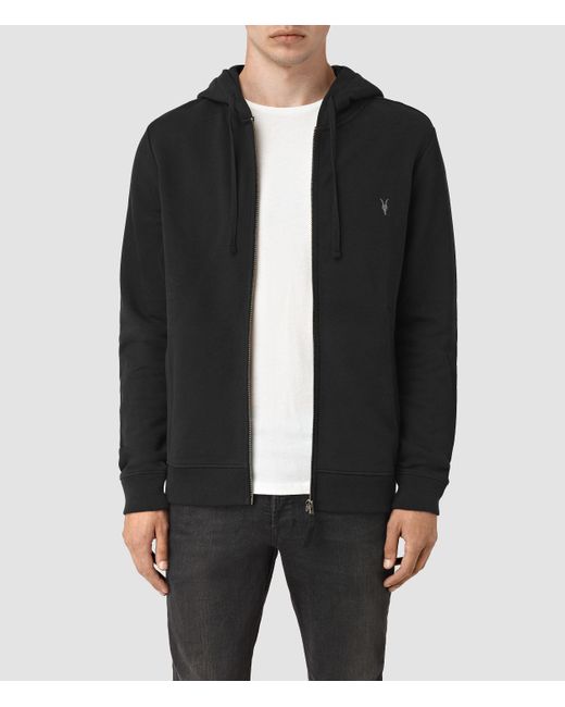 Allsaints Raven Hoody in Black for Men | Lyst