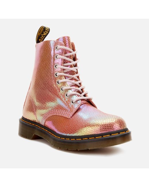 dr martens iridescent boots