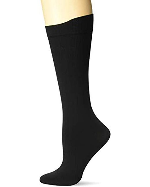 Lyst - Hanes Perfect Socks Blackout Trouser in Black
