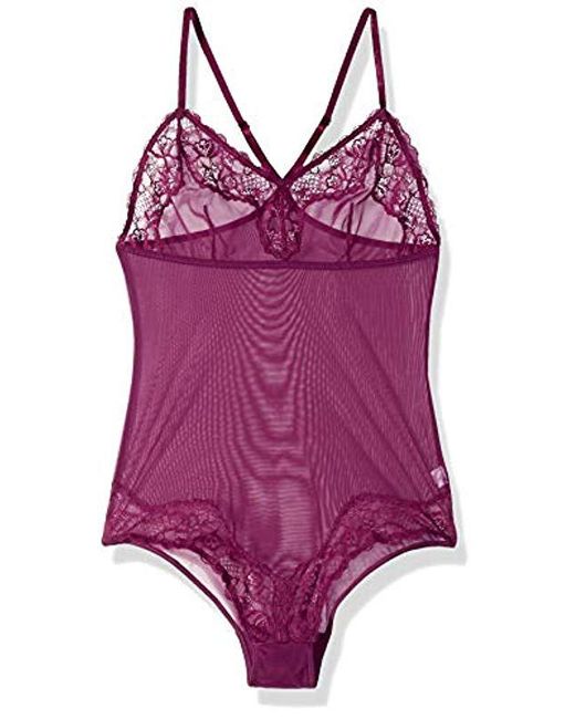 Lyst Maidenform Casual Comfort Cheeky Bodysuit in Purple