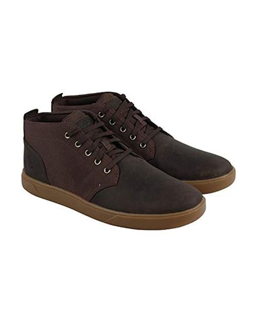 timberland groveton leather and fabric chukka
